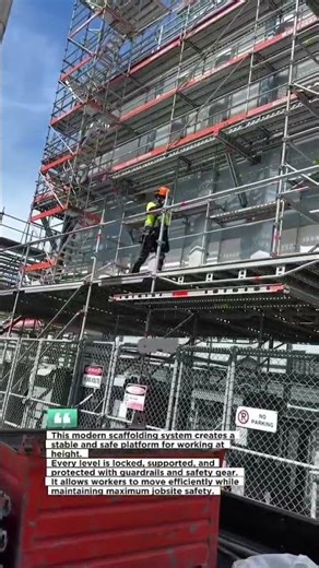Working Safely at Height with Modern Scaffolding #Construction #Scaffolding #Safety