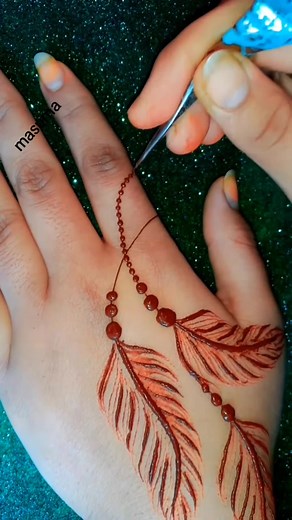 Easy Mehendi Design Tutorial for TikTok Bangladesh