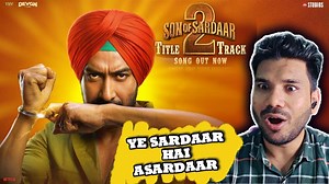 49K views · 2.1K reactions | Khatam ho gaya intezaar! Our first reaction to the full-on Punjabi swag of Son Of Sardaar 2’s title track is here – from sunrise silhouettes to massive dhol beats, Ajay Devgn & Neeru Bajwa own it! Watch, react & comment your fave hook step! #SonOfSardaar2 #AjayDevgn #NeeruBajwa #PunjabiSwag #TitleTrackReaction #DesiBeats #BollywoodMusic | M Bros India | Facebook