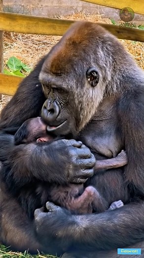387K views · 15K reactions | First Moments — Gorilla and Newborn轢 #fblifestyle #wildlife #familylove | Family gorilla photos | Facebook