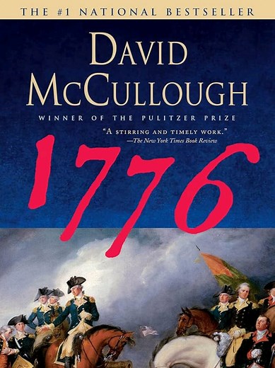 In 1776, Pulitzer Prize winning historian David McCullough turns the desperate and chaotic story of the American Revolution into a gripping, boots-on-the-ground narrative that reads like a thriller book and is super accessible for a general audience. From George Washington’s self-doubt and inexperience to the shaky survival of the Continental Army, McCullough brings the Revolution’s most pivotal year to life with vivid, suspenseful detail. Pick up 1776 from @simonbooks today and experience the f