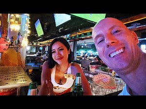 LIVE inside Hooters Bangkok at Nana Plaza on Soi 4 in Bangkok Thailand