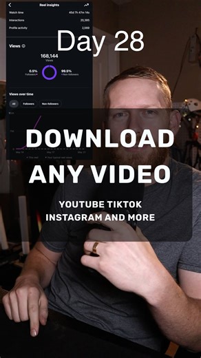 Brenden Vogt on Instagram: "Day 28: Download basically any video on the web. If you can access it via your browser yt-dlp can get it. Get YouTube videos including metadata and transcripts or audio only. If you have an error and need to feed it some cookies that might be because the site requires authentication and cookies stored in your browser have it. If you like Python and want to integrate this into a larger project check out my GitHub linked on my website or @brendenvogt #Ytdlp #webdev #sof
