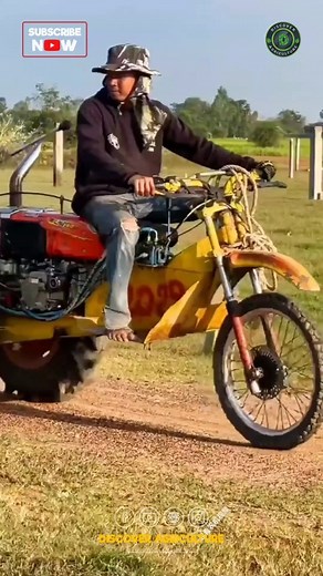 Farmer Invented this Amazing Bike Tractor/ Bike Power Tiller | Discover Agriculture