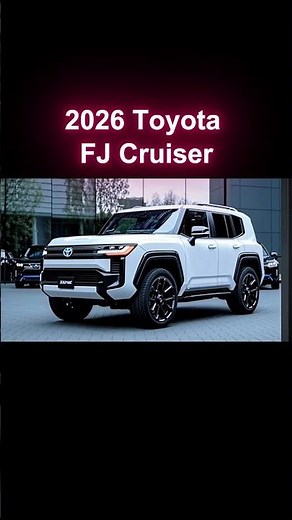 The All-New 2026 Toyota FJ Cruiser Official Reveal — Retro Design, Hardcore Off-Road Power Returns!