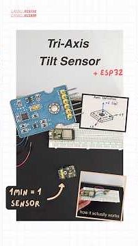 Tri-Axis Tilt Sensor with ESP32.