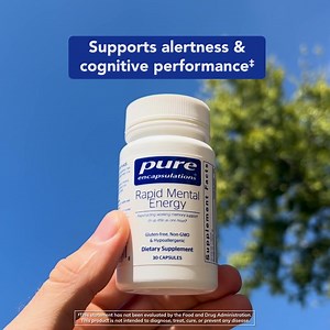 Help your patients find focus with our NEW Rapid Mental Energy. Featuring two clinically backed ingredients, 𝘈𝘭𝘱𝘪𝘯𝘪𝘢 𝘨𝘢𝘭𝘢𝘯𝘨𝘢 and American ginseng, this formula supports alertness and cognitive performance.‡ Learn more and try it today. | Pure Encapsulations