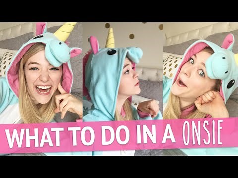 FUN THINGS TO DO IN YOUR ONESIE