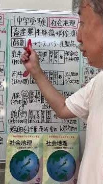 【中学受験】社会地理•農業⑤畜産業