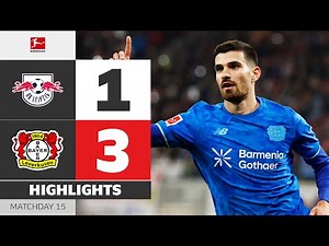 COMEBACK Within 4 Minutes! | RB LEIPZIG - BAYER 04 LEVERKUSEN | Highlights | MD 15 – Bundesliga