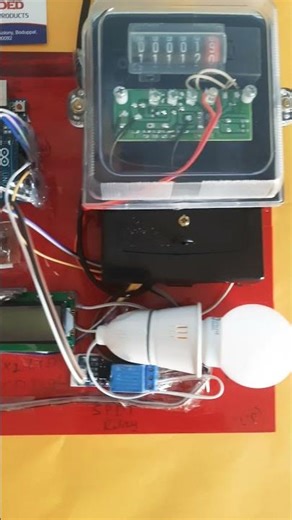 GSM based Prepaid energy meter & theft detection #shorts #viral #finalyearproject #arduino #science