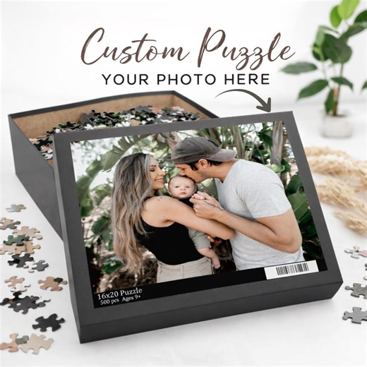 Custom Photo Puzzle Gift, Personalized Puzzles With Picture, Customized Puzzle 500 Pieces, Meaningful Keepsake for Family, Memory Puzzle - Etsy