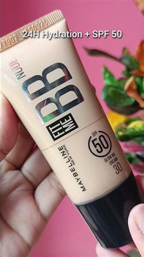 Maybelline FitMe Glow BB Cream review #GlowInOneBB#MaybellineIndia#MaybellineMakeup#SkinLikeMakeup