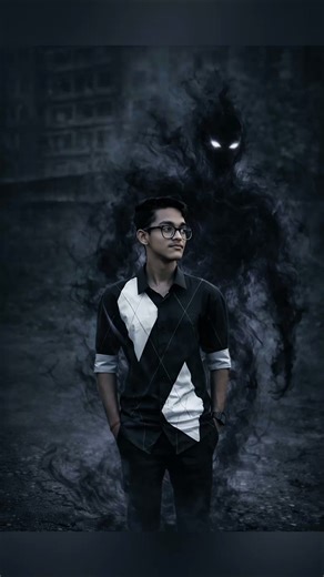 Trending dark smoke Ai photo 😈🔥 || Ai photo prompt #shorts#akdasrealm#chatgpt#trending#prompt