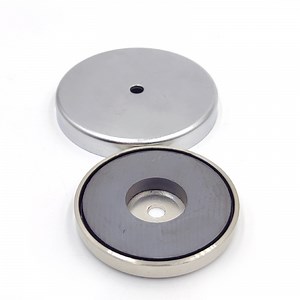 [Hot Item] Round Base Ferrite Pot Magnet