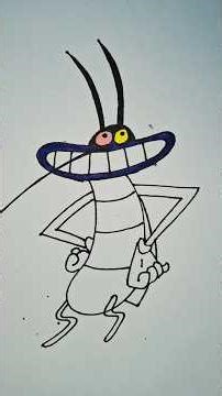 oggy and the cockroches joey drawing