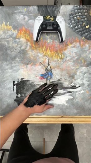 Beyond the three realms and not in the five elements. Monkey King, here I come. #hand-drawn #art