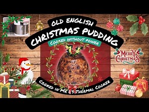 A Traditional Old English Christmas Pudding