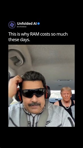 AI Unfolded | Artificial Intelligence on Instagram: "RAM prices are starting to feel completely disconnected from reality, and gamers are not the reason. AI data centers are consuming massive amounts of global memory supply. Chipmakers are prioritizing high margin products like HBM for AI training and inference, which leaves less manufacturing capacity for consumer RAM and keeps prices climbing. At the same time, soaring silver prices are adding more pressure. Silver is a critical material in se