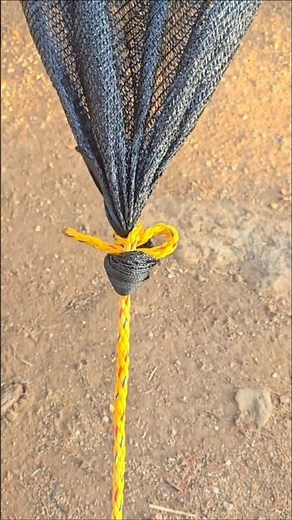 🏕️ Incredible Tent Corner Knot | Strong & Easy Camping Knot Tutorial #shorts