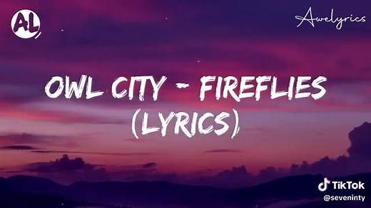FireFlies 🎶 #music #owlcity #fireflies #owlcityfireflies #lyrics | fireflies
