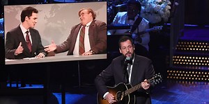 Adam Sandler's Emotional Tribute Song Officially Stole the 'SNL50' Show