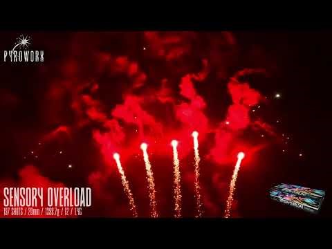 Pyroworx Sensory Overload - 197 Shot Compound Barrage @ Astounded Fireworks