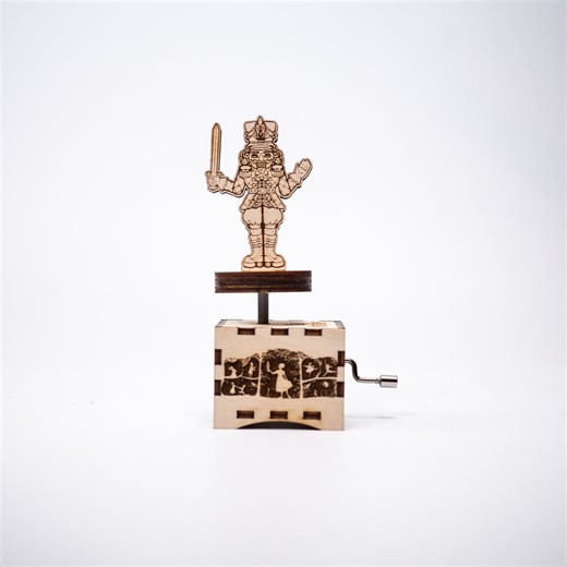 Music Box: the Nutcracker Waltz - Hand Cranked Birch Wood - Etsy