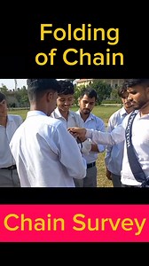FOLDING of chain #chainsurvey #chaining #civilengineering #civilengineeringtreasure #cet360 #civillogy #surveying #basicsurvey #viralshorts #viralreelsシ #GPIMansehra #kptevta | Civil Engineering Treasure