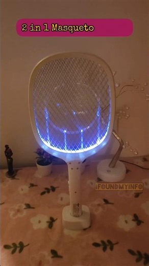 2-in-1 Mosquito Killer Racket ⚡ UV Light Attract Mode | Honest Demo #shorts