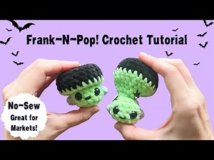 Frank N Pop Crochet Tutorial - No Sew - Halloween Crochet Tutorial