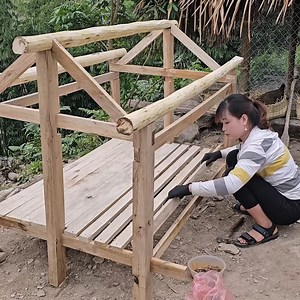 722K views · 19K reactions | I used wood to build a rabbit hutch. Peaceful life | Kayden Valencia | Facebook