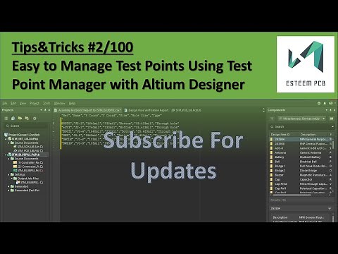 Altium Designer Tips #2: How to use Test Point Manager