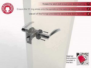 How to fit Arc Push Button Privacy handles