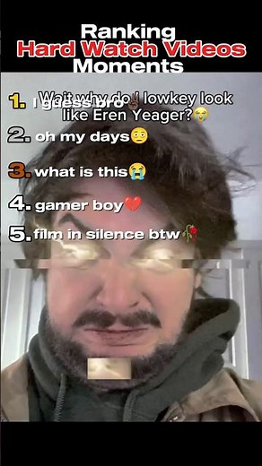 Holy Hard Watch 💀💔 #hardwatch #memes #funny #shorts #ranking