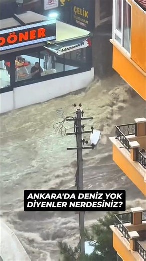 Ankara'da yağmur hayatı olumsuz etkiledi! 🤔 #angaramuhtarı