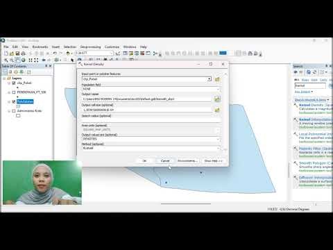 TUTORIAL KERNEL DENSITY (UTS SISTEM INFORMASI GEOGRAFIS 2)