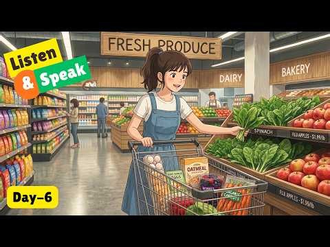 English at the Supermarket | Speak English Fluently