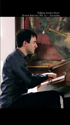 Mozart’s Piano Sonata No. 12 🎹 #Mozart #Piano #ClassicalMusic