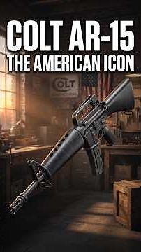 🔥Colt AR-15: The American Rifle That Changed Firearms History 🇺🇸 #riflehistory #history