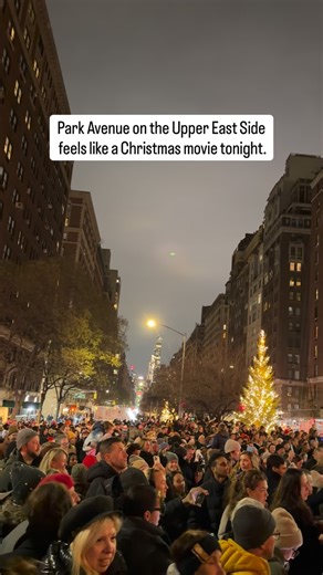 The Life of a New Yorker on Instagram: "Park Avenue on the Upper East Side feels like a Christmas movie tonight. Christmas Carols New York City, Manhattan, Christmas in New York"