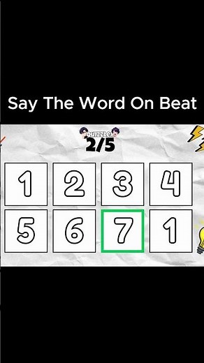 Say the Word on the Beat - Numbers Version