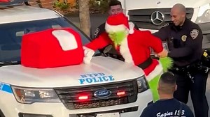 Grinch captured, Christmas saved during holiday skit