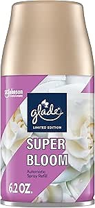 Glade Automatic Spray Refill, Air Freshener for Home and Bathroom, Super Bloom, 6.2 Oz