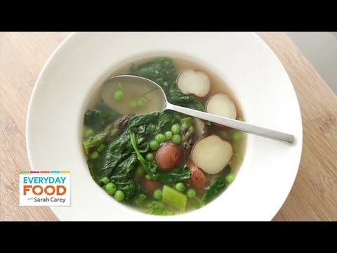 Spring Vegetable Soup - Everyday Food with Sarah Carey