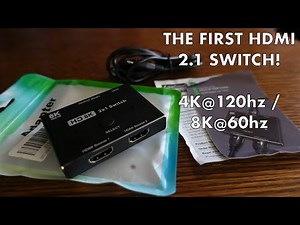 The first HDMI 2.1 switch! 4K 120hz!