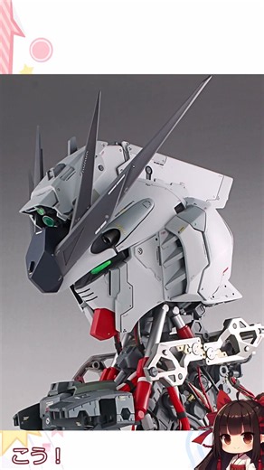 1/35νガンダムのフェイスを高速タイムラプスで一気に完成させる2A #shorts #35ヘッド