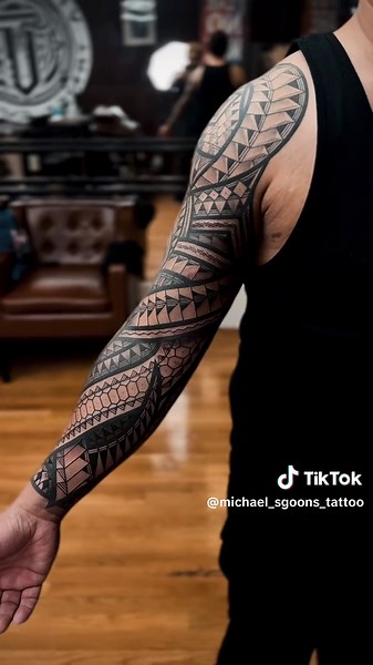Tribal Sleeve Tattoo Journey in NYC