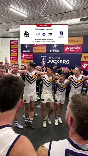Freo Dockers Victory Celebration: Dunking Highlights