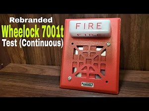 Wheelock 7001t (Pyrotronics HSD24) Fire Alarm Horn Strobe